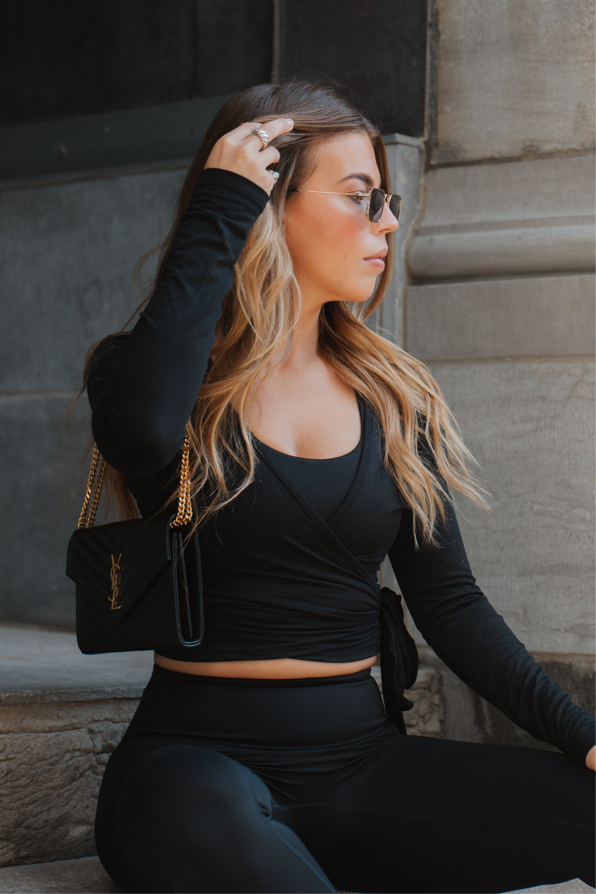 Maïka wrap top