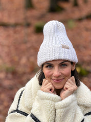 Tuque Cloud Mérino | Tricoté au Nepal